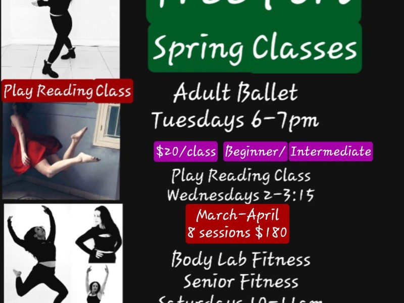 Check out the Spring Classes 2024 at Tree Fort&nbsp;Productions!